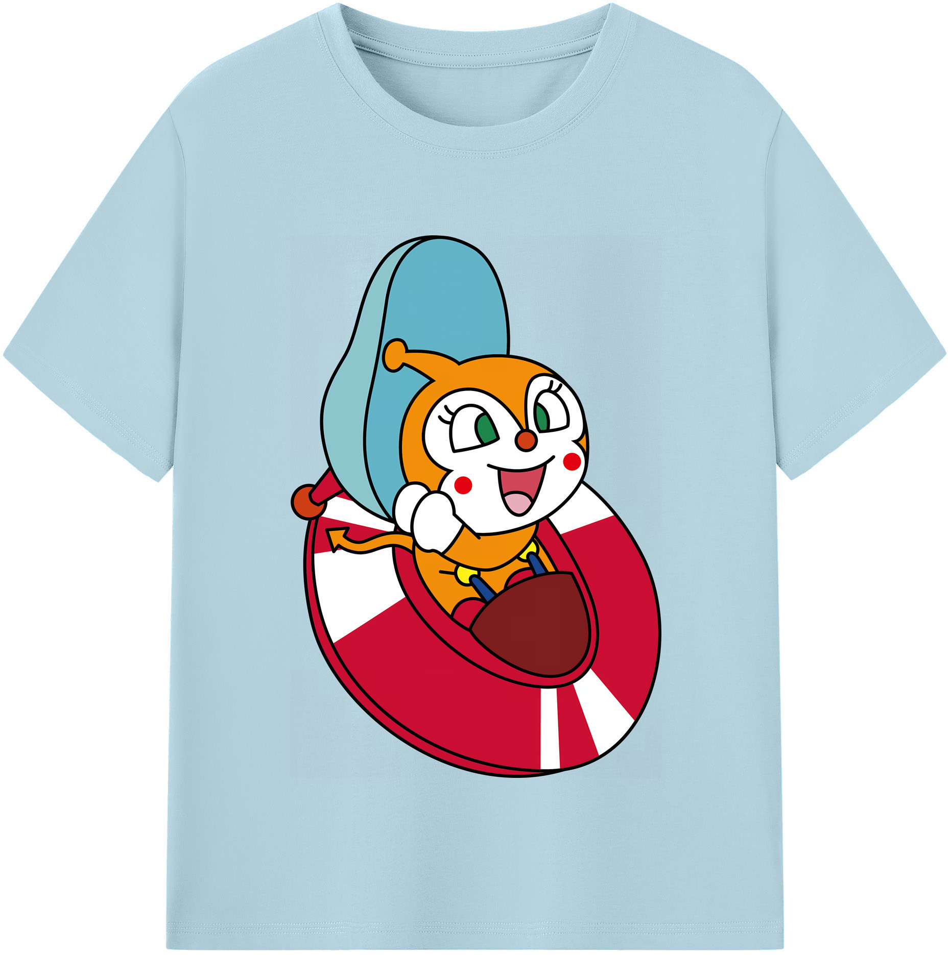 （画像用） アンパンマン Anpanman 綿100％半袖Tシャツ（フロントプリント）